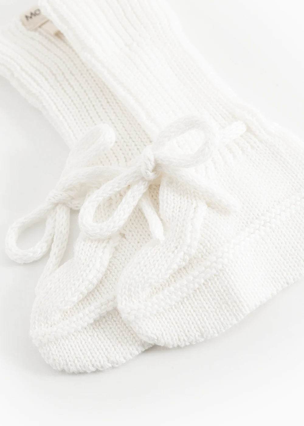 MarMar Copenhagen - Abootie Slofjes Gentle White | Modal Mix Mini Dots AW26