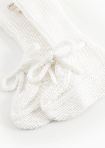 MarMar Copenhagen - Abootie Slofjes Gentle White | Modal Mix Mini Dots AW26