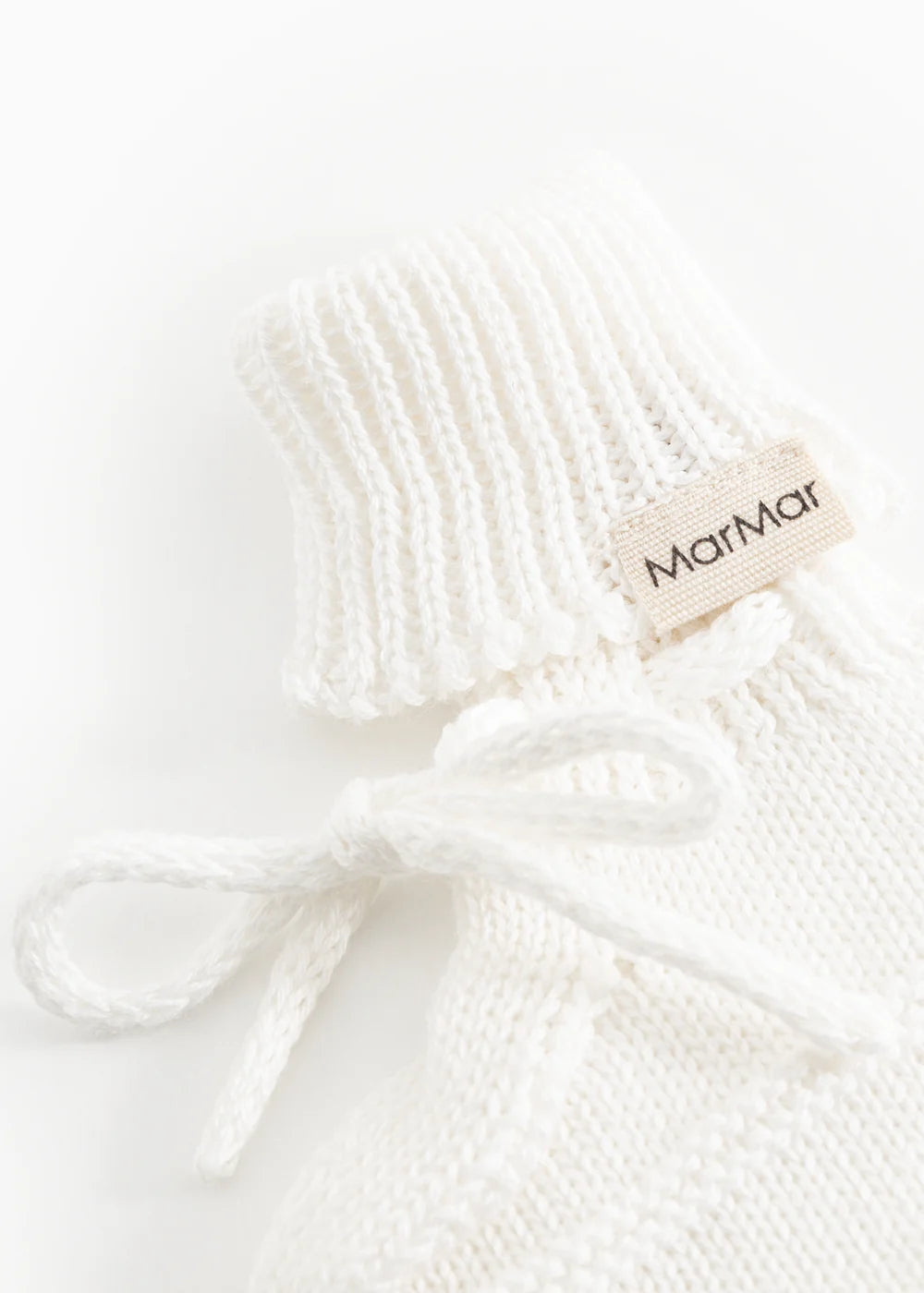 MarMar Copenhagen - Abootie Slofjes Gentle White | Modal Mix Mini Dots AW26