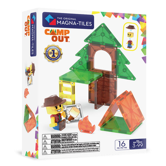 Magna-Tiles - Camp Out | Magnetische Bouwset 16 Stuks