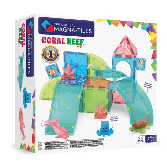 Magna-Tiles - Coral Reef | Magnetische Bouwset 25 Stuks