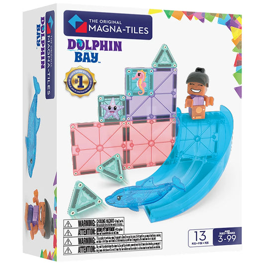 Magna-Tiles - Dolphin Bay | Magnetische Bouwset 13 Stuks