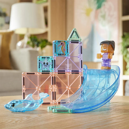 Magna-Tiles - Dolphin Bay | Magnetische Bouwset 13 Stuks