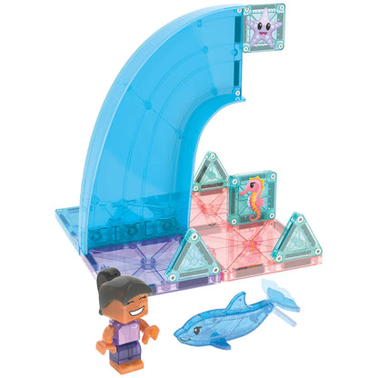 Magna-Tiles - Dolphin Bay | Magnetische Bouwset 13 Stuks