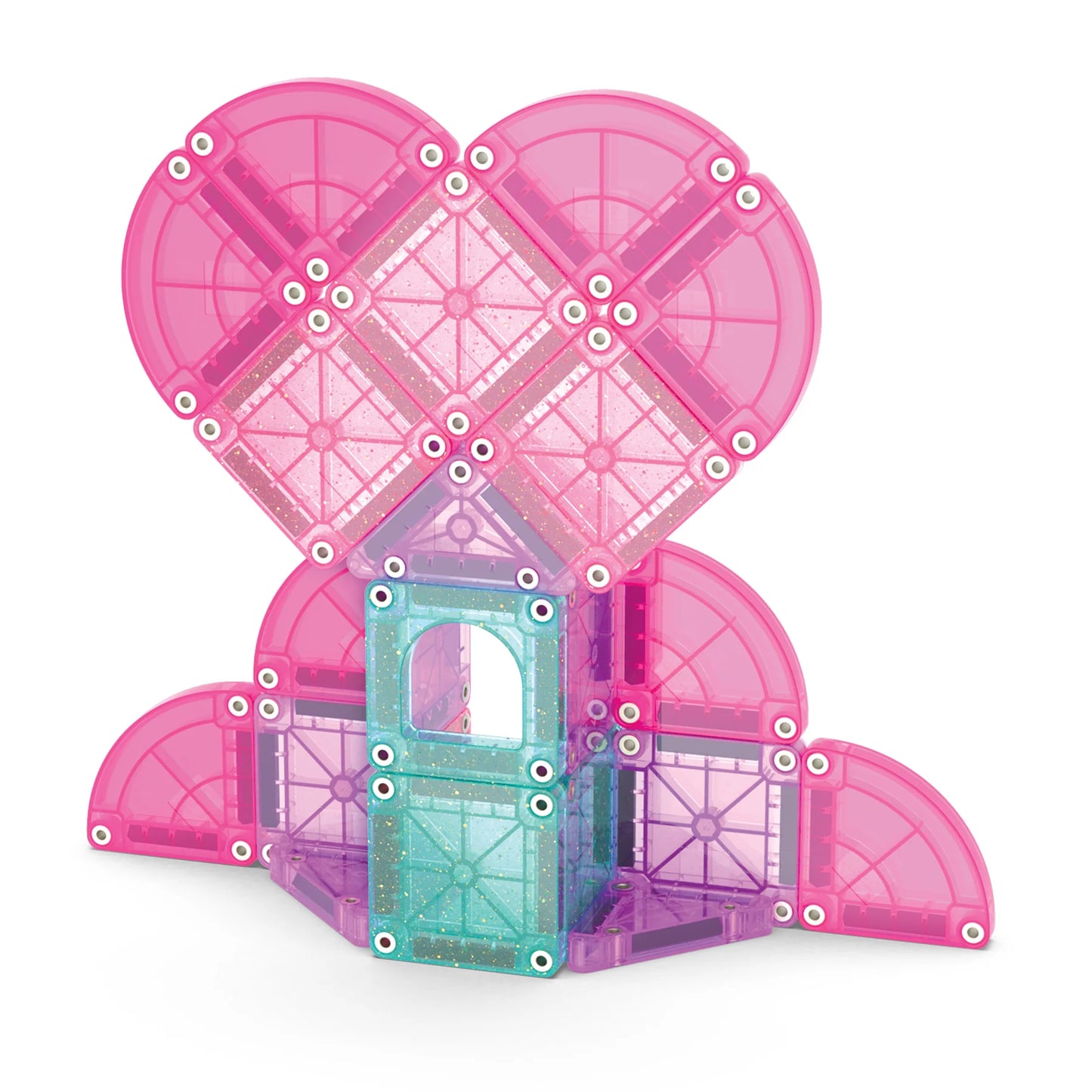 Magna-Tiles – microMAGS Heart to Heart 26-Piece Travel Set