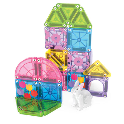 Magna-Tiles – microMAGS Spring Garden 24-Piece Travel Set