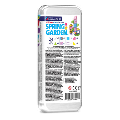 Magna-Tiles – microMAGS Spring Garden 24-Piece Travel Set