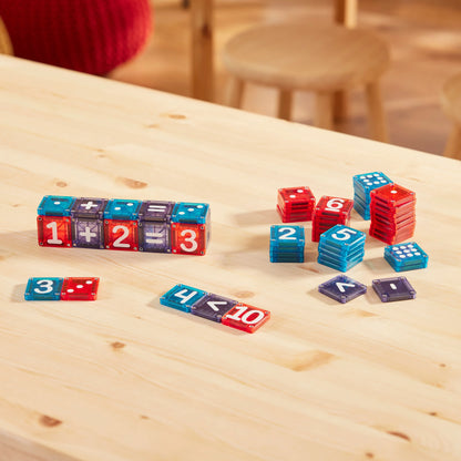 Magna-Tiles - microMAGS Learn Numbers | Magnetische Cijfertegels 56 Stuks
