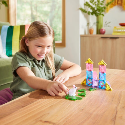 Magna-Tiles – microMAGS Spring Garden 24-Piece Travel Set