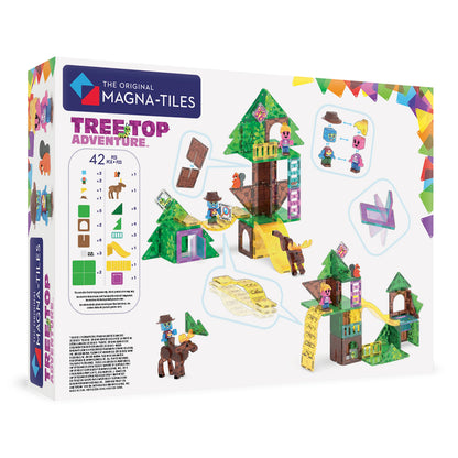 Magna-Tiles - Treetop Adventure | Magnetische Bouwset 42 Stuks