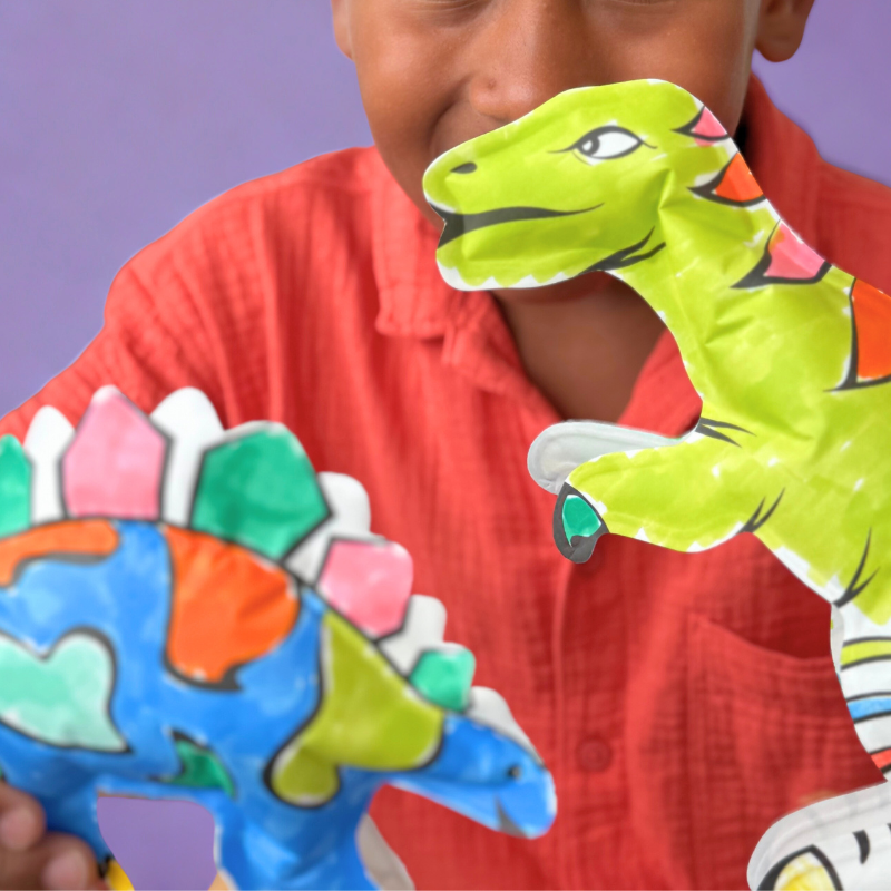 ara créative - Opblaasbare kleurplaat dino