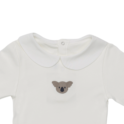 Donsje Amsterdam - Davo Bodysuit | Koala | Off White