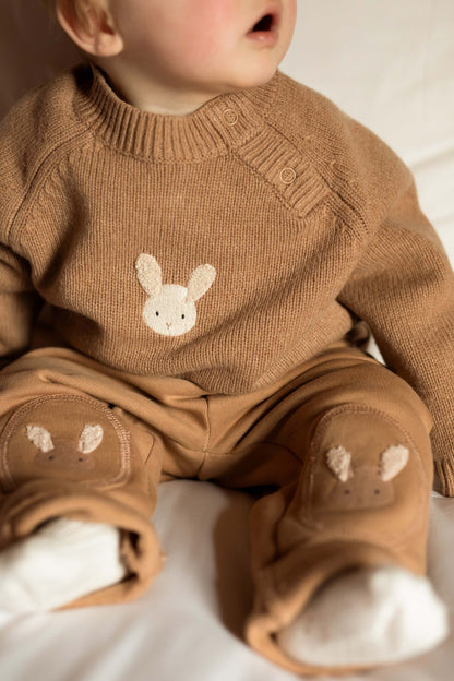 Donsje Amsterdam - Sibbe Merino Wool Sweater | Fluffy Bunny | Hazelnut