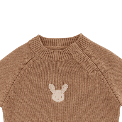 Donsje Amsterdam - Sibbe Merino Wool Sweater | Fluffy Bunny | Hazelnut