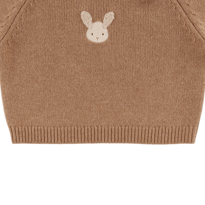 Donsje Amsterdam - Sibbe Merino Wool Sweater | Fluffy Bunny | Hazelnut