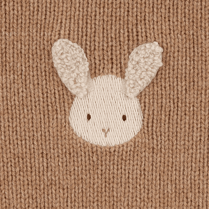 Donsje Amsterdam - Sibbe Merino Wool Sweater | Fluffy Bunny | Hazelnut