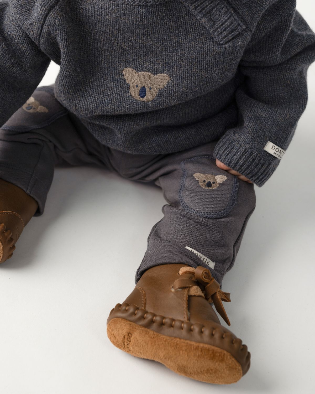 Donsje Amsterdam - Sibbe Merino Wool Sweater | Koala | Cloudy Grey Melange