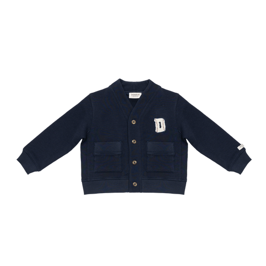 Donsje Amsterdam - Maukie Cardigan Baby | Navy Blue