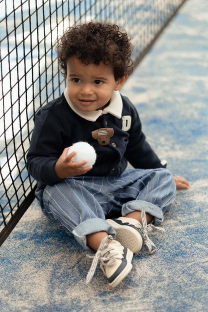 Donsje Amsterdam - Maukie Cardigan Baby | Navy Blue
