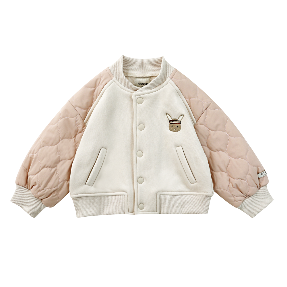 Donsje Amsterdam - Noal Jacket Baby | Sporty Bunny | Soft Powder