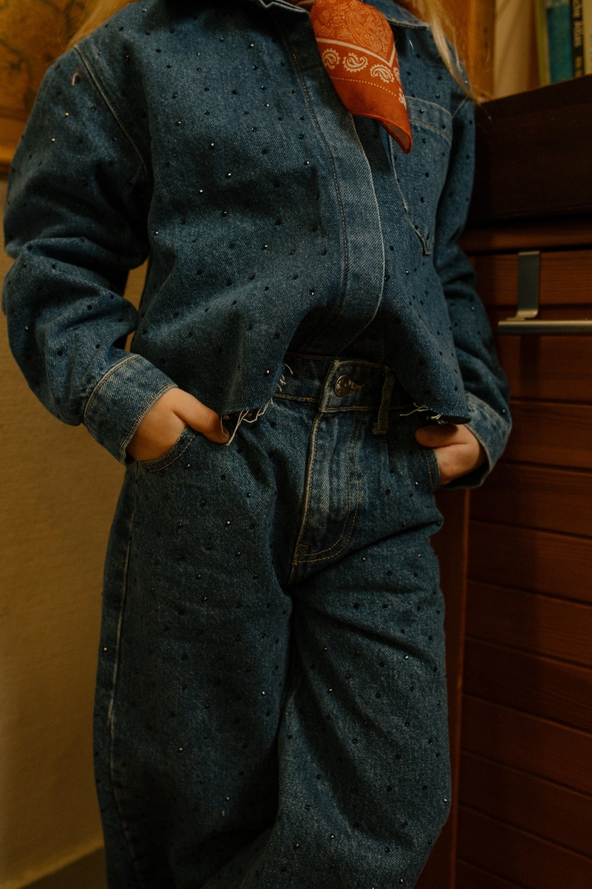 Charlie Petite - Nic Jeans | Medium Blue | Wide Leg Kinderjeans