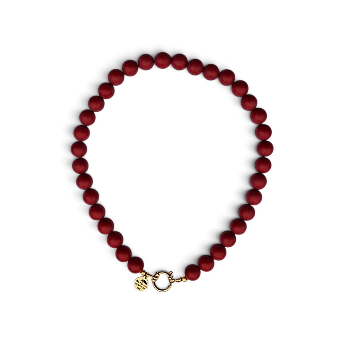 Feestbeest - Kralenketting Limited Edition | Bordeaux rood | Dochter