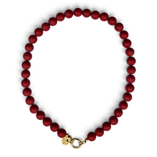 Feestbeest - Kralenketting Limited Edition | Bordeaux rood | Mama