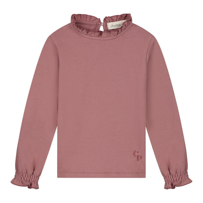 Charlie Petite - Juniper Longsleeve | Dusty Pink | Meisjes Longsleeve
