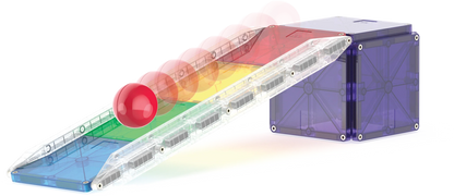 Magna-Tiles - Rail Racers Deluxe 90-Piece Set