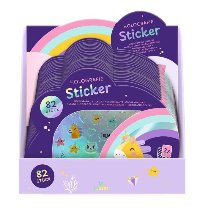 Holografische Stickers 82 op Kaart
