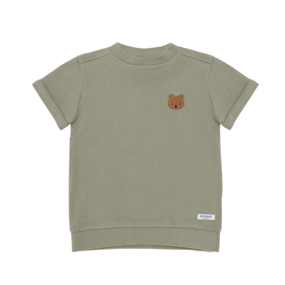 Donsje Amsterdam - Jarne T-shirt Baby | Bear | Dusty Green