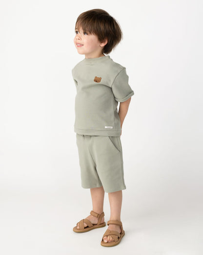 Donsje Amsterdam - Jarne T-shirt Baby | Bear | Dusty Green