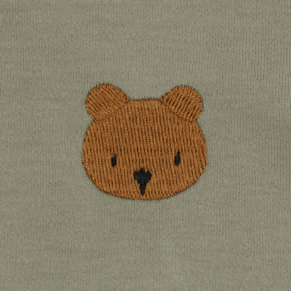 Donsje Amsterdam - Jarne T-shirt Baby | Bear | Dusty Green