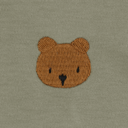 Donsje Amsterdam - Jarne T-shirt Baby | Bear | Dusty Green