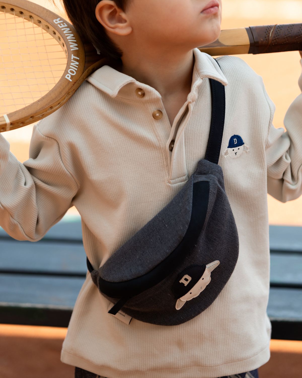 Donsje Amsterdam - Bartus Shirt Baby | Sporty Lammy | Arctic Ivory