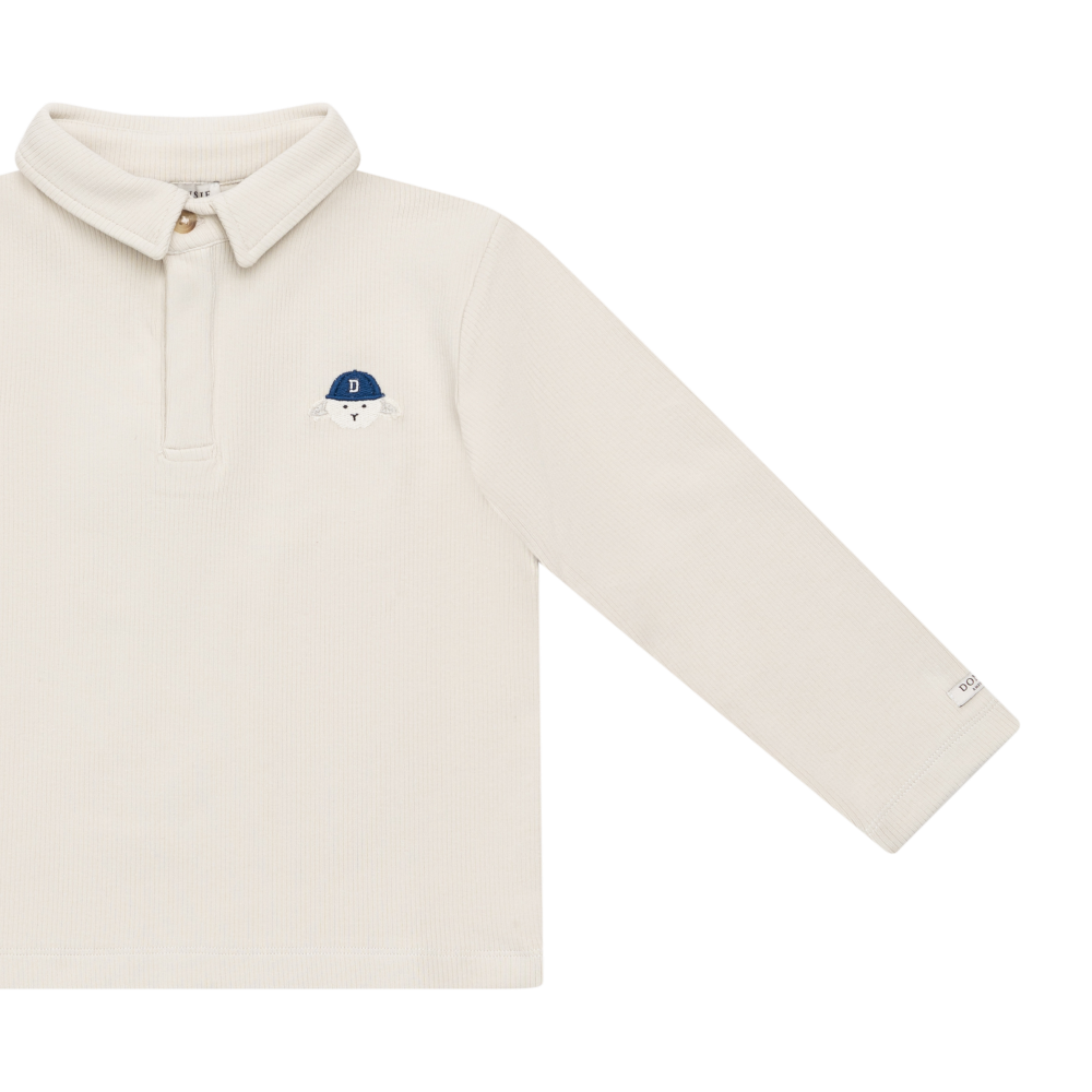 Donsje Amsterdam - Bartus Shirt Baby | Sporty Lammy | Arctic Ivory