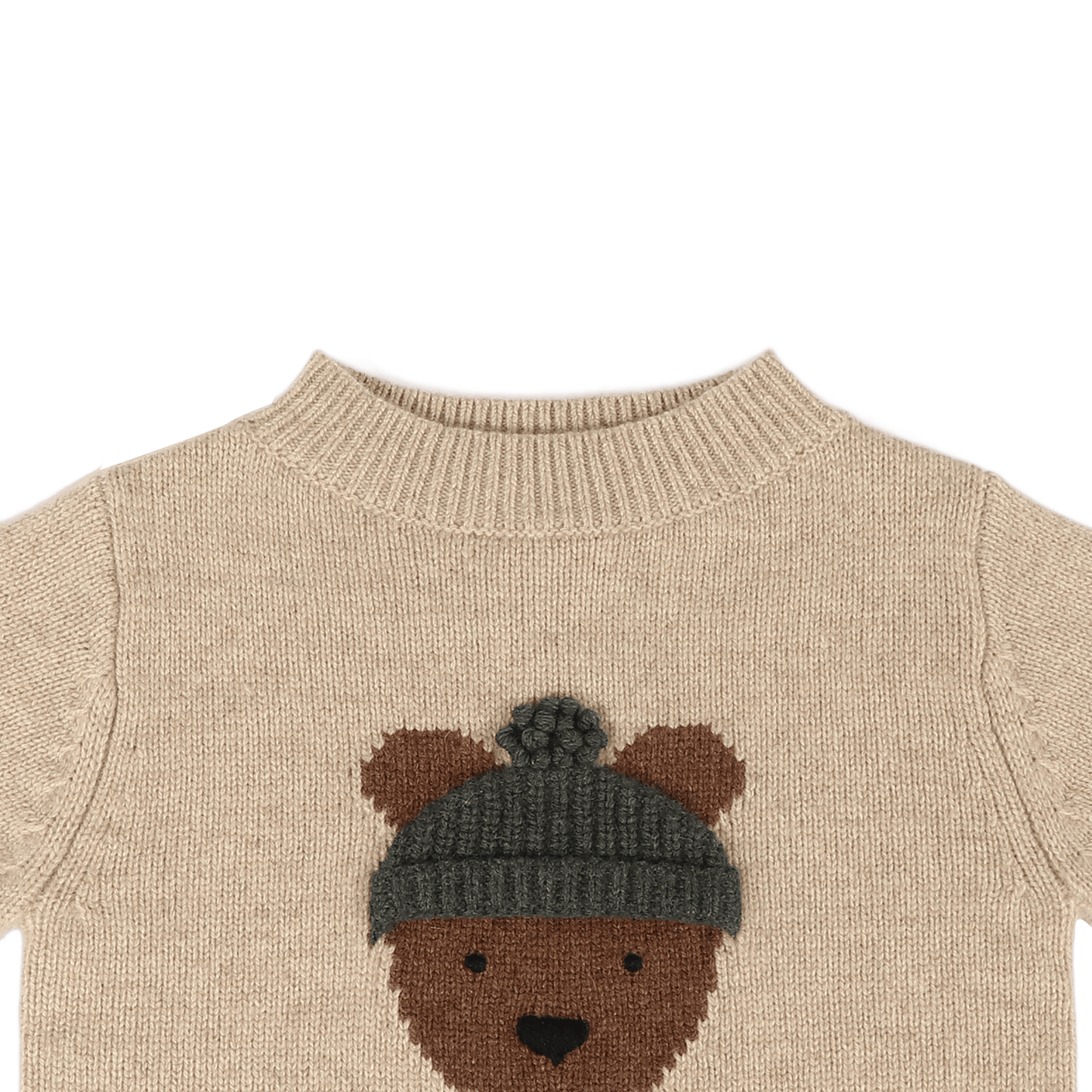 Donsje Amsterdam - Denn Merino Wool Sweater | Bear | Biscotti Melange