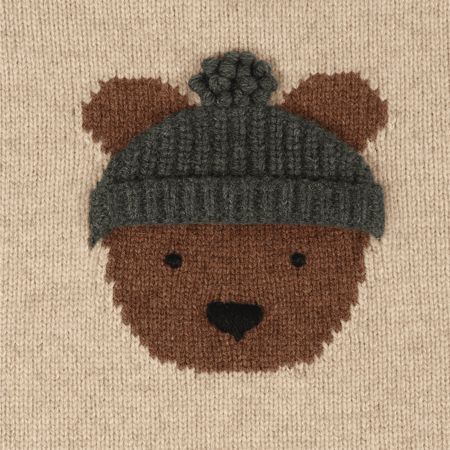 Donsje Amsterdam - Denn Merino Wool Sweater | Bear | Biscotti Melange