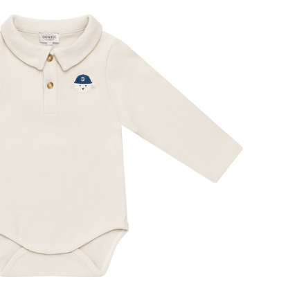 Donsje Amsterdam - Paulo Bodysuit | Arctic Ivory | Sporty Lammy