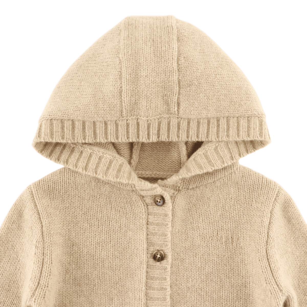 Donsje Amsterdam - Gilane Merino Wool Cardigan | Biscotti Melange