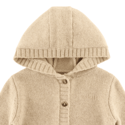 Donsje Amsterdam - Gilane Merino Wool Cardigan | Biscotti Melange