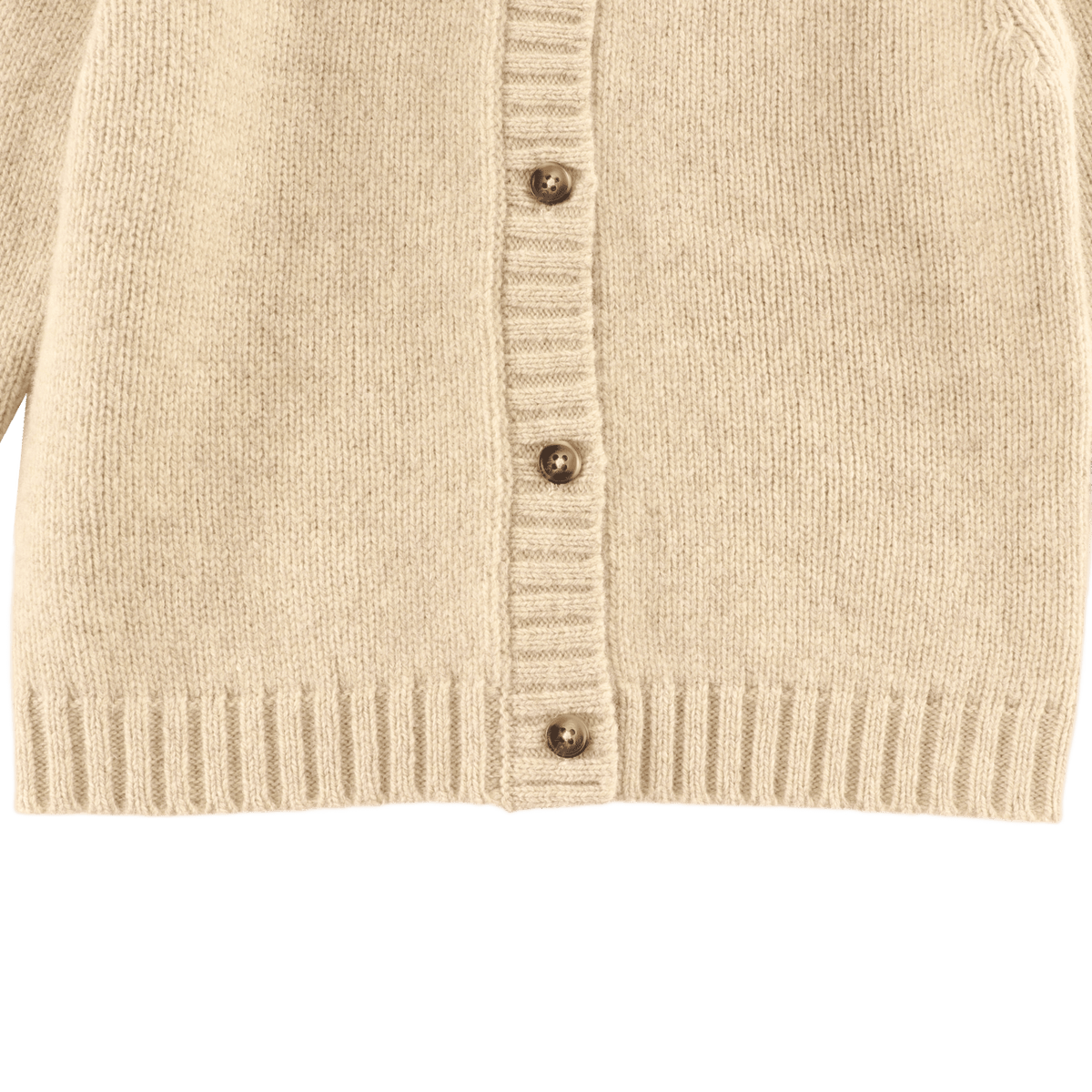 Donsje Amsterdam - Gilane Merino Wool Cardigan | Biscotti Melange