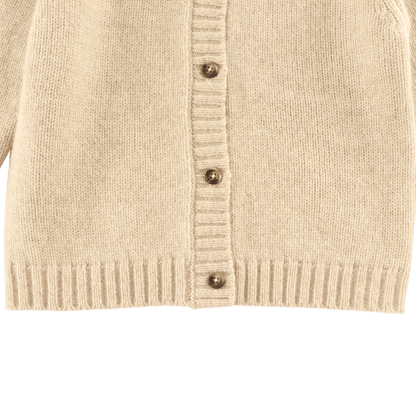 Donsje Amsterdam - Gilane Merino Wool Cardigan | Biscotti Melange