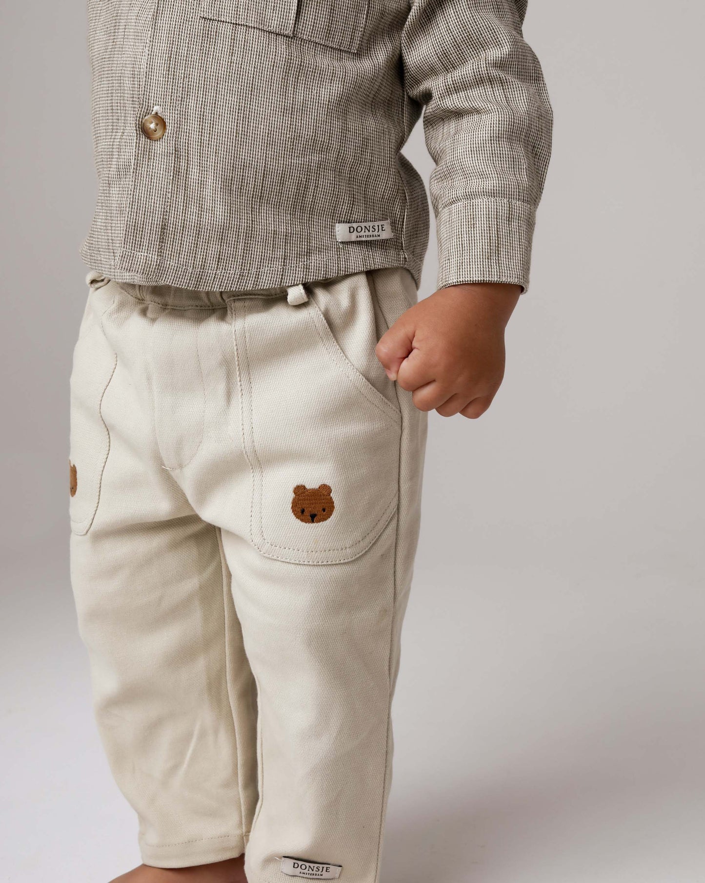 Donsje Amsterdam - Kassim Trousers | Bear | Biscotti