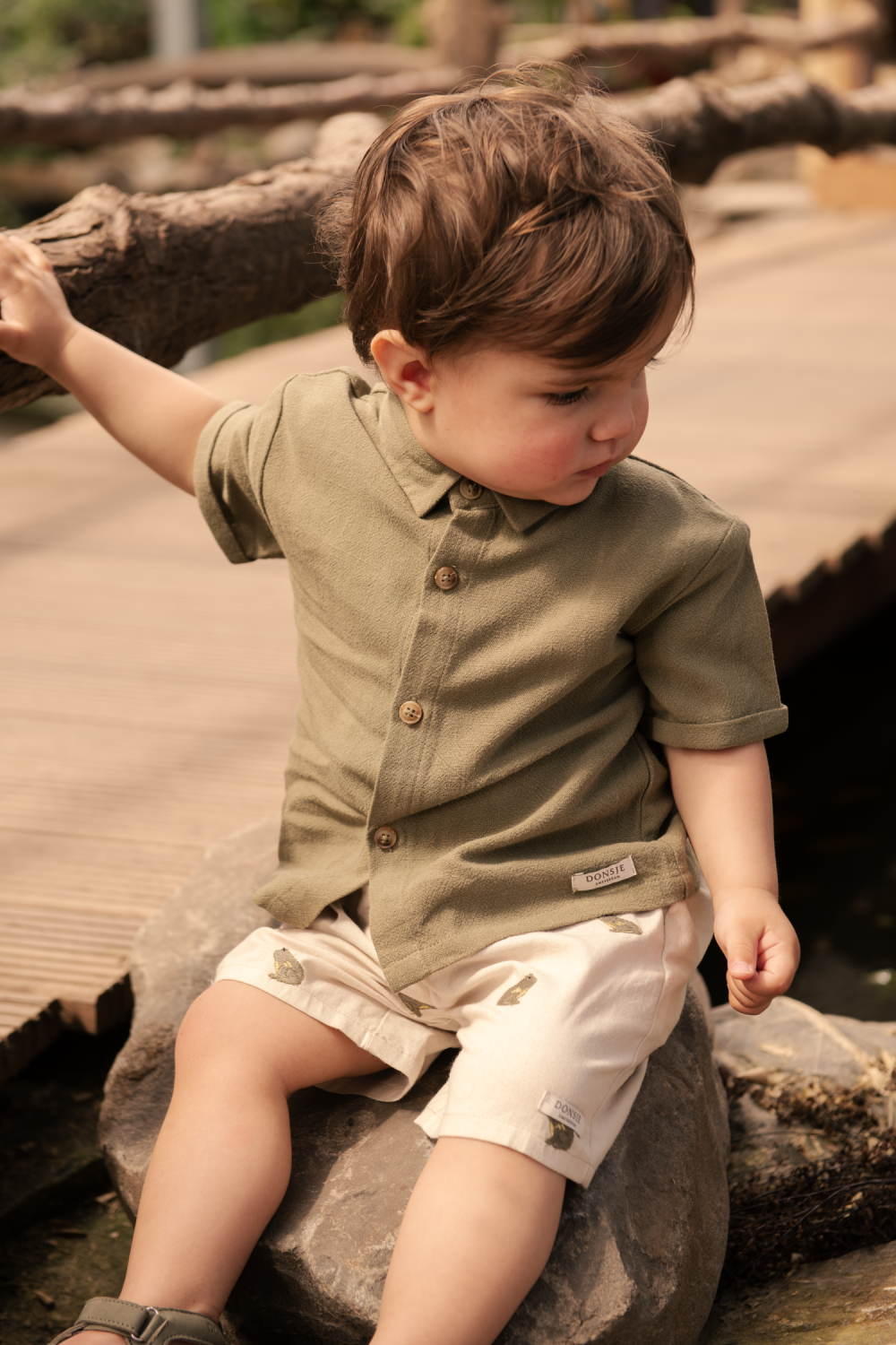 Donsje Amsterdam - Brammie Shirt | Jade Green