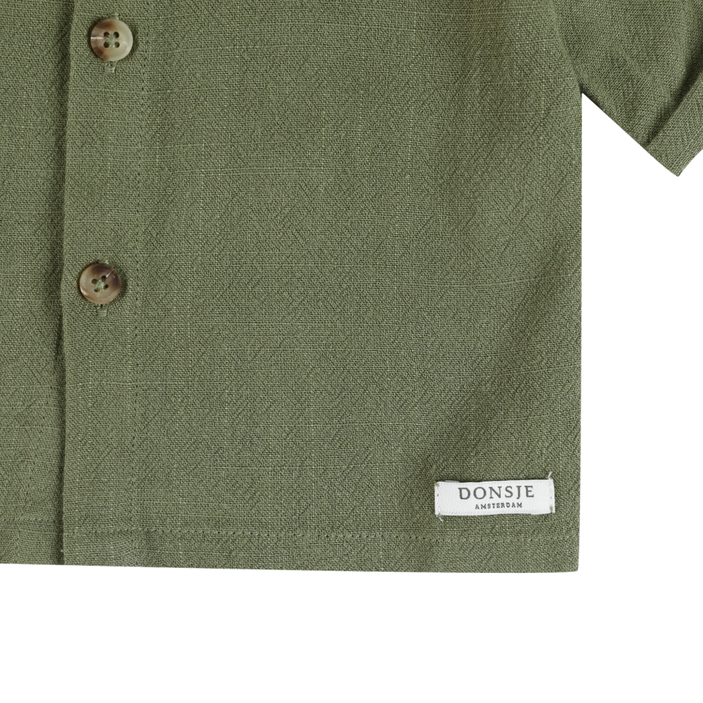 Donsje Amsterdam - Brammie Shirt | Jade Green