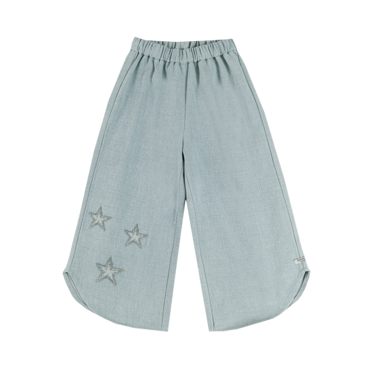Donsje Amsterdam - Hauke Denim Trousers | Stars | Ice Blue