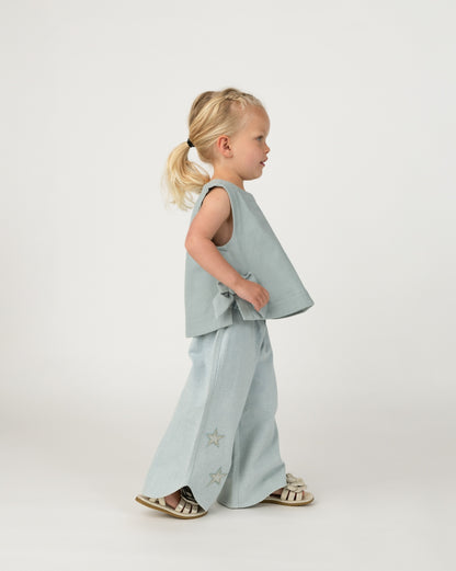 Donsje Amsterdam - Hauke Denim Trousers | Stars | Ice Blue