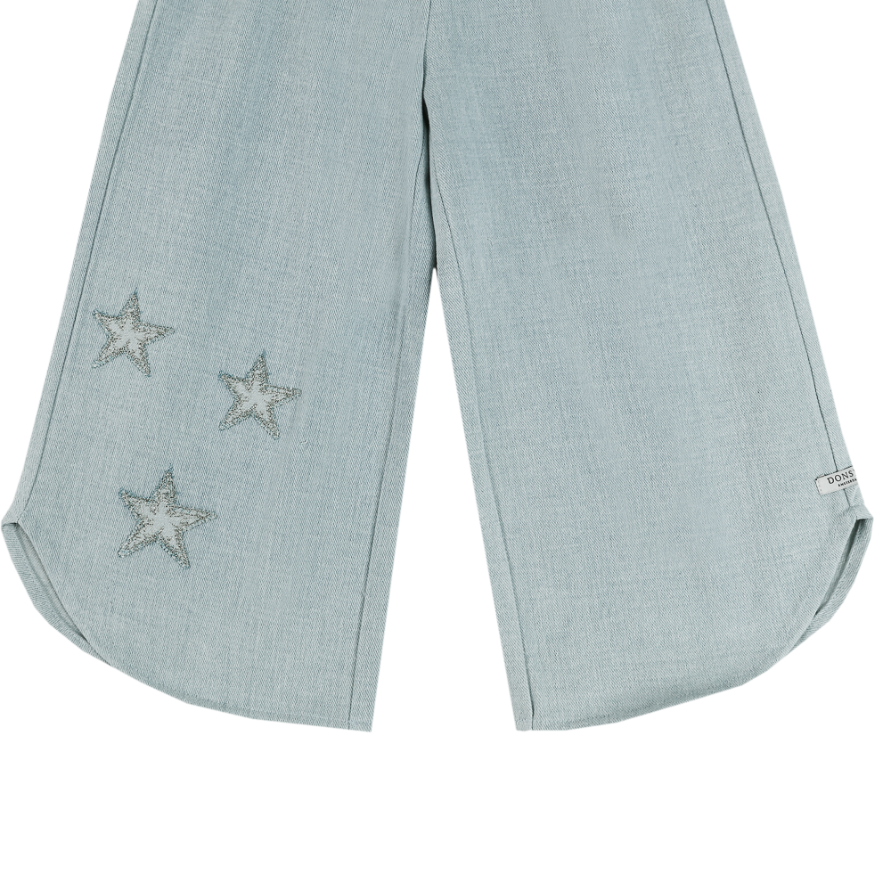 Donsje Amsterdam - Hauke Denim Trousers | Stars | Ice Blue