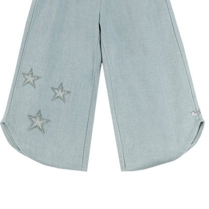 Donsje Amsterdam - Hauke Denim Trousers | Stars | Ice Blue